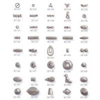 Metal Look Fancy beads in Silver