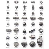 Metal Look Fancy beads in black