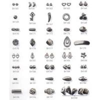 Metal Look Fancy beads in black