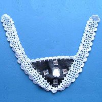 Plastic Beaded Trimming/MOTIF/Collar
