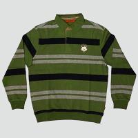 Mens polo style sweat shirt