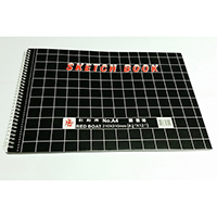 RED BOAT SKETCH BOOK A4