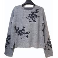 LADIES PULLOVER WITH INTARSIA