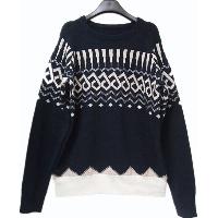 MENS FASHION PATTERNED PULLOVER